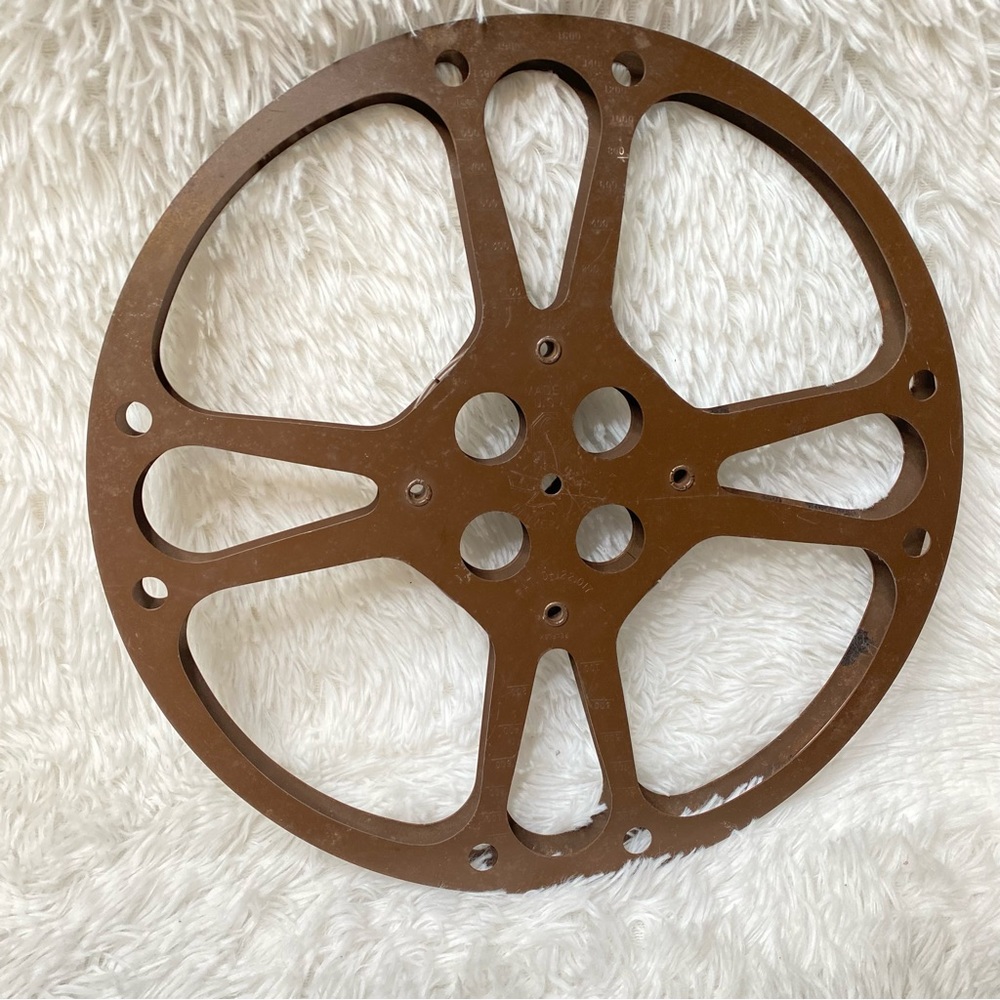 Vintage Goldberg Bros Large Movie Reel Home Theater Wall Decor